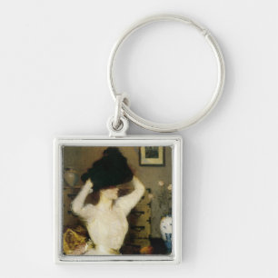 The Black Hat Key Ring