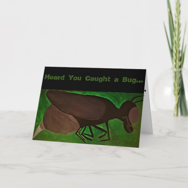 "The Black Hornet" Get Well Card (Front)