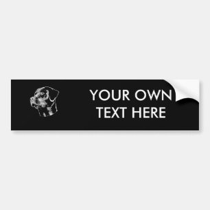 THE BLACK LAB BUMPER STICKER