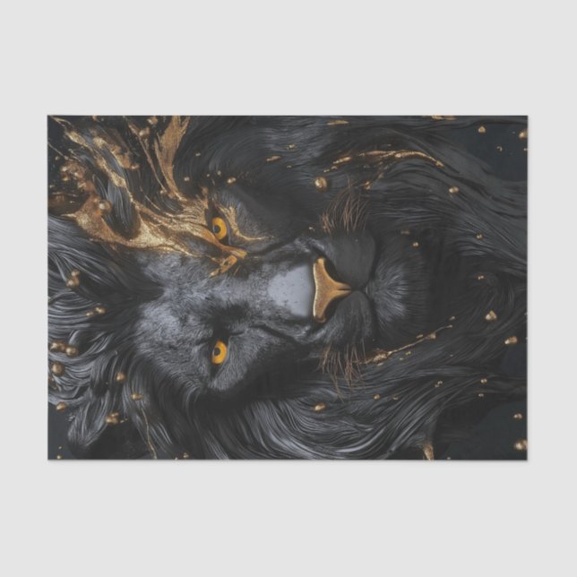The Black Lion King5 Tissue Paper (Front)