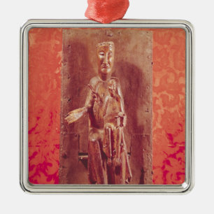 The Black Madonna, Catalan School, 11th century Metal Tree Decoration