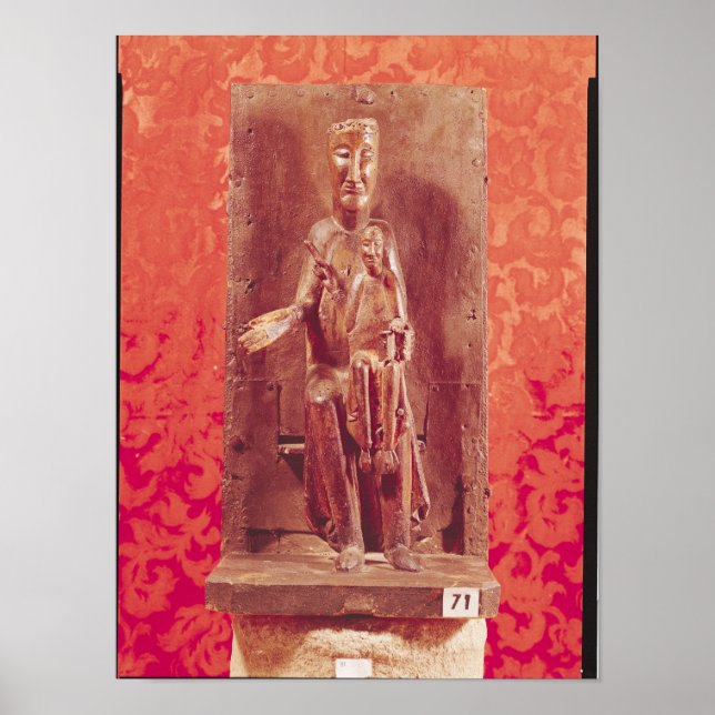 The Black Madonna, Catalan School, 11th century Poster (Front)
