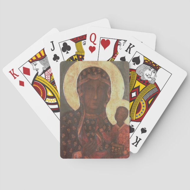 The Black Madonna of Jasna Gora Playing Cards (Back)