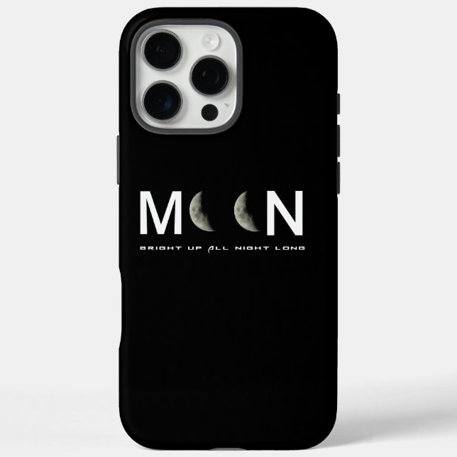 The black night moon case (Back)