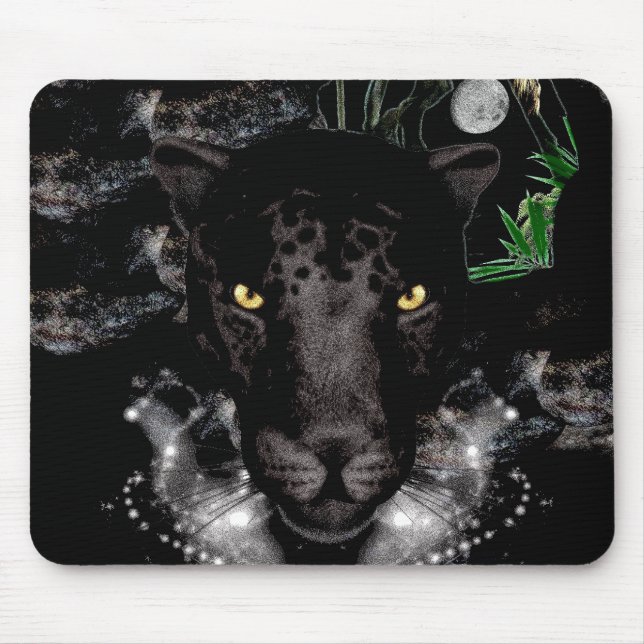 The Black Panther Mouse Pad (Front)