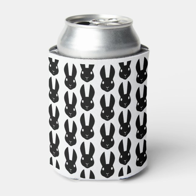 The Black Rabbit Can Cooler (Can Front)