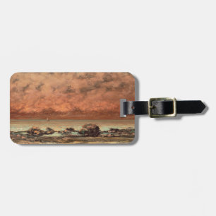 The Black Rocks at Trouville, 1865- 66 Luggage Tag