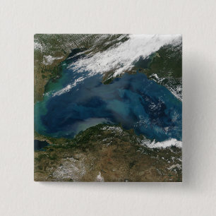 The Black Sea in eastern Russia 15 Cm Square Badge