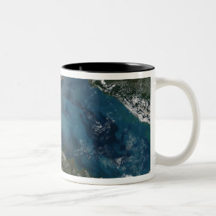 The Black Sea in eastern Russia Two-Tone Coffee Mug