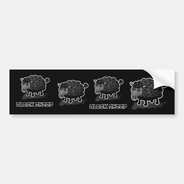 The Black Sheep Bumper Sticker (Front)