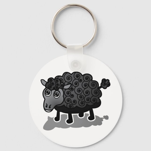 The Black Sheep Key Ring (Front)