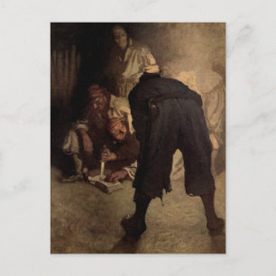 The Black Spot - N. C. Wyeth Postcard