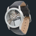 The Black Suite Wedding Watch<br><div class="desc">The Black Suite Wedding Watch,  personalizable.</div>