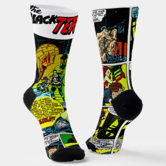 The Black Terror Comic Strip Socks