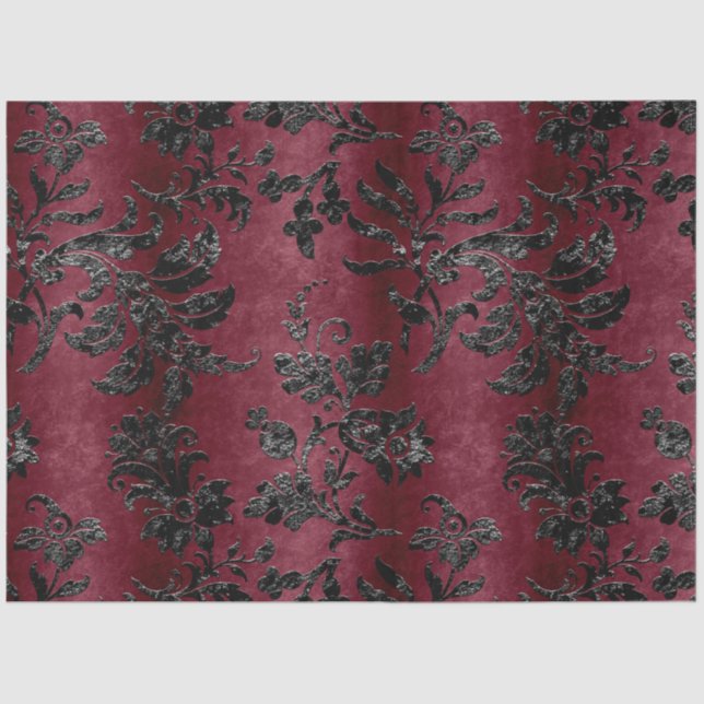 The Black Velvet  Series Design 1 Tissue Paper (Front)