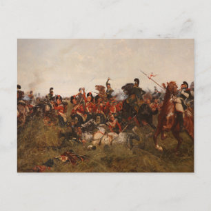 The Black Watch at Quatre-Bras Postcard