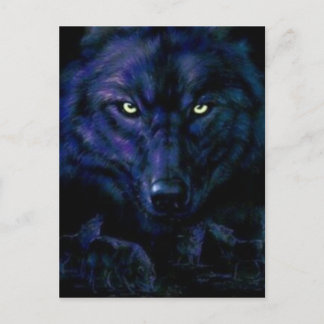 The Black Wolf Postcard