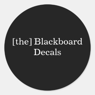 [the] Blackboard Decals Sticker