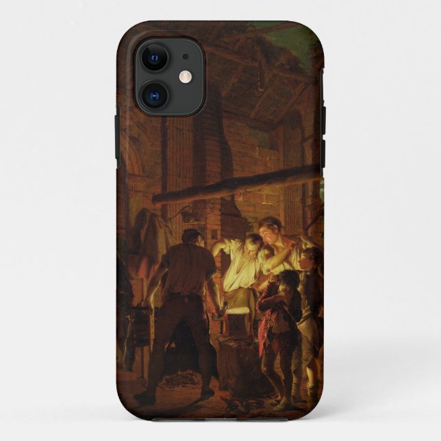 The Blacksmith's Shop (oil on canvas) Case-Mate iPhone Case (Back)