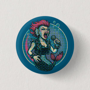 the Blaring Siren 3 Cm Round Badge