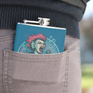the Blaring Siren Hip Flask