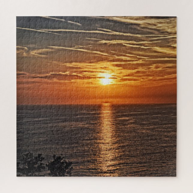 The Blaze of Sunset - 20x20 - 676 pcs. Jigsaw Puzzle (Vertical)