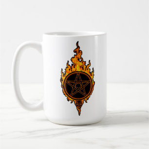 The Blazing Pentagram Coffee Mug