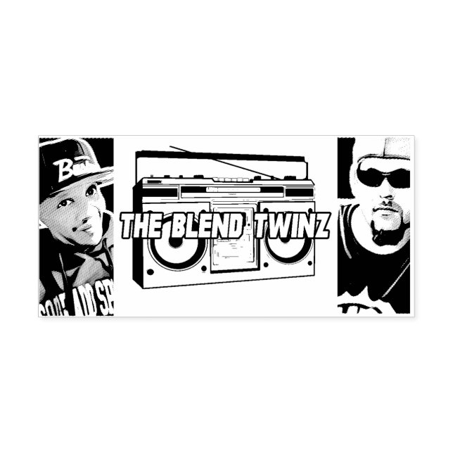 The Blend Twinz Self Inking Stamp (Design)