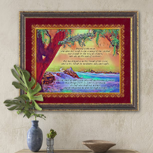 The Blessed Man is Like A Tree Psalm 1 Art Print