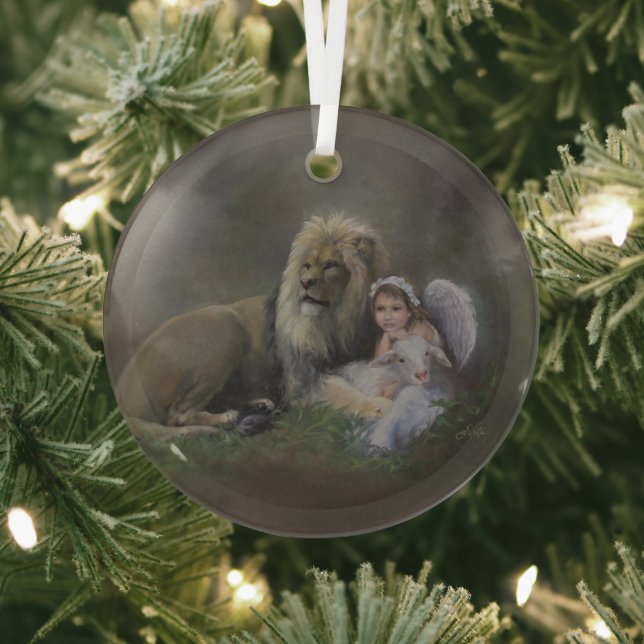 The Blessed Three  Glass Tree Decoration (Insitu)