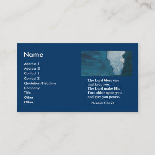 THE BLESSING BUSINESS CARD