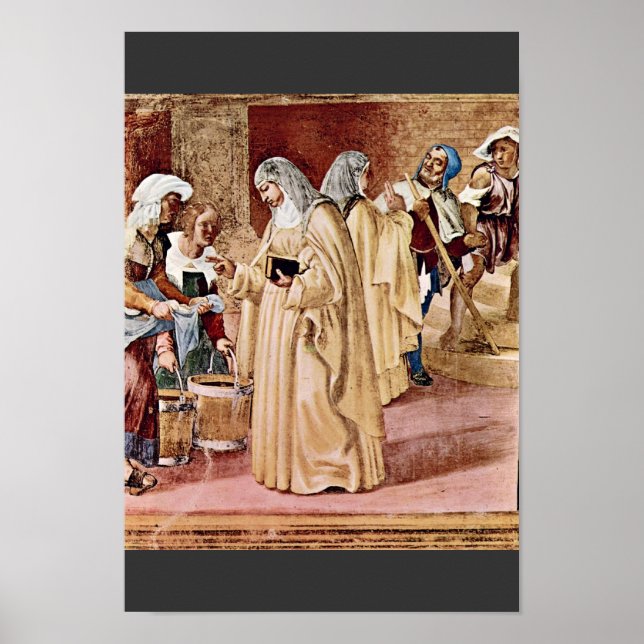 The Blessing Of St. Clare By Lotto Lorenzo (Best Q Poster (Front)