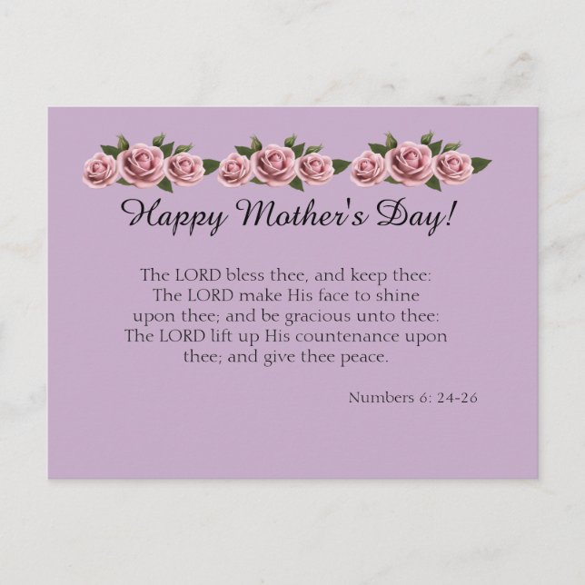 The Blessing Postcard (Front)