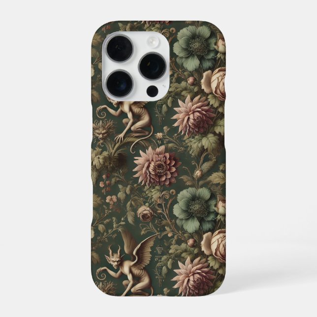 The Blighted Watcher – Gothic Victorian iPhone Case (Back)