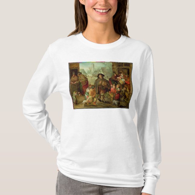The Blind Hurdy Gurdy Player T-Shirt (Front)