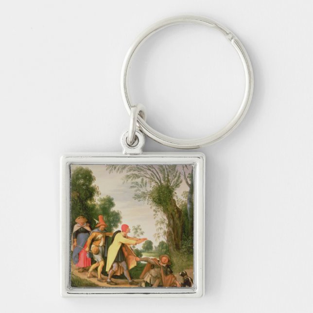 The Blind Leading the Blind Key Ring (Front)