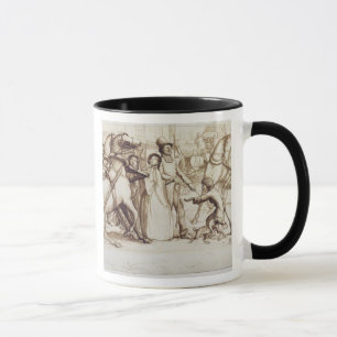 The Blind Man, 1853 (pen, ink, wash and graphite o Mug
