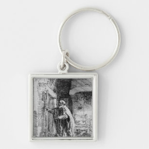 The blind Tobit, 1651 Key Ring