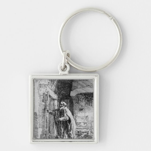 The blind Tobit, 1651 Key Ring (Front)