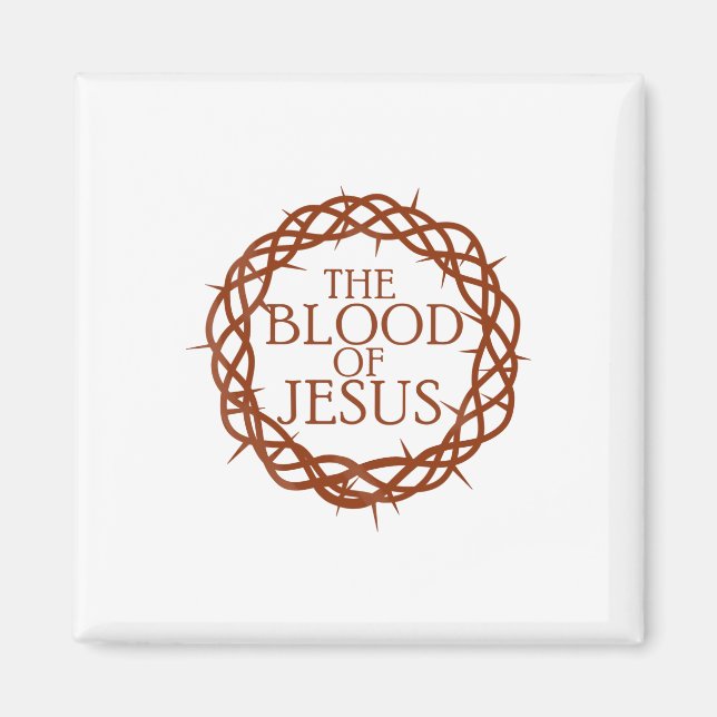 The Blood of Jesus Magnet (Front)