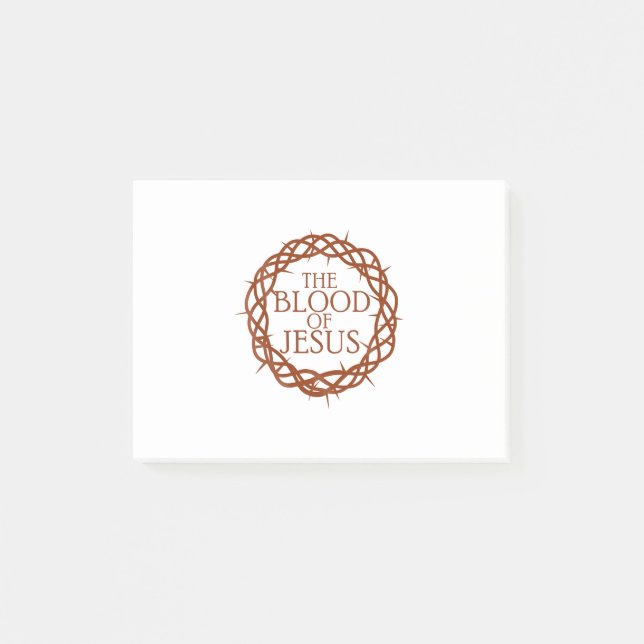The Blood of Jesus Post-it Notes (Front)