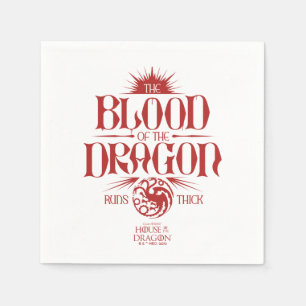 The Blood of the Dragon Runs Thick Napkin