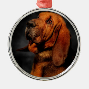 The Bloodhound Metal Tree Decoration