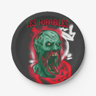The bloody ugly green Monster Paper Plate