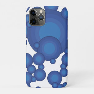 The Blue 70's year styling circle iPhone 11 Pro Case