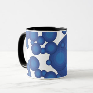 The Blue 70's year styling circle Mug