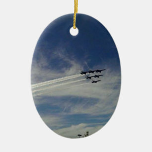 The Blue Angels Ceramic Tree Decoration