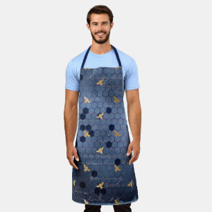 The Blue Bee Series Design 12 Apron