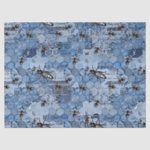 The Blue Bee Series Design 2 Tissue Paper
