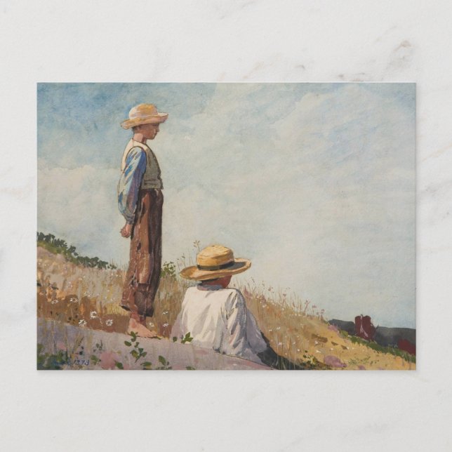 The Blue Boy Postcard (Front)